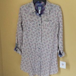 Jane&bleecker floral sleep shirt